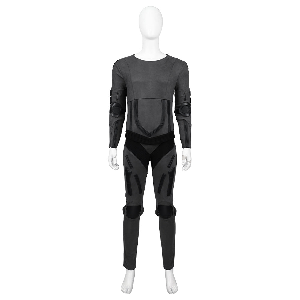Halloweez Dune Man Cosplay Costume with Jumpsuit, Vest & Accessories
