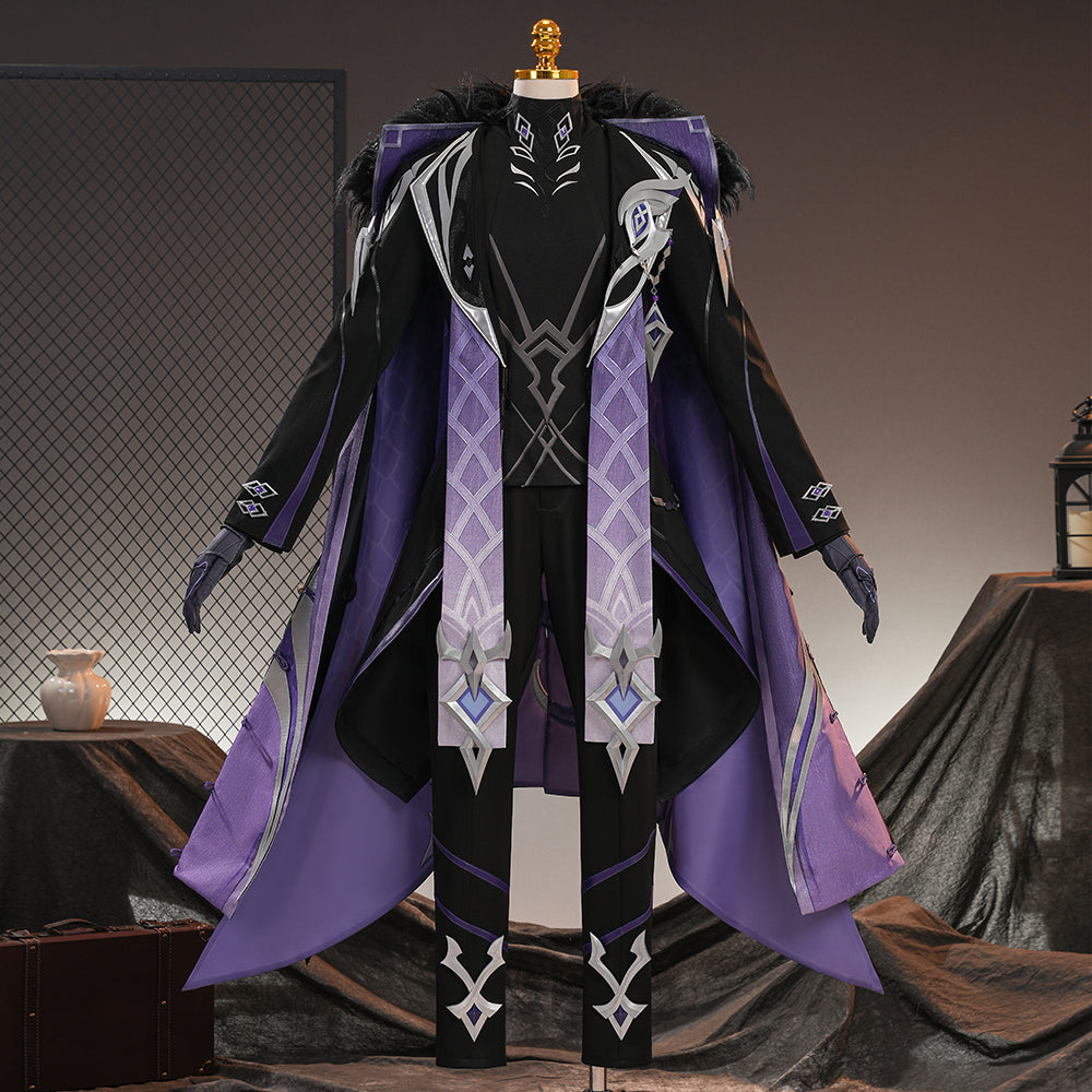 Genshin Impact Pantalone Cosplay Costume, Custom Game Outfit for Halloween Comic Con