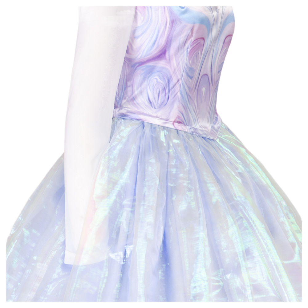Glinda the Good Witch Cosplay Costume – Wicked Movie-Inspired Elegant Dress for Women - Halloweez