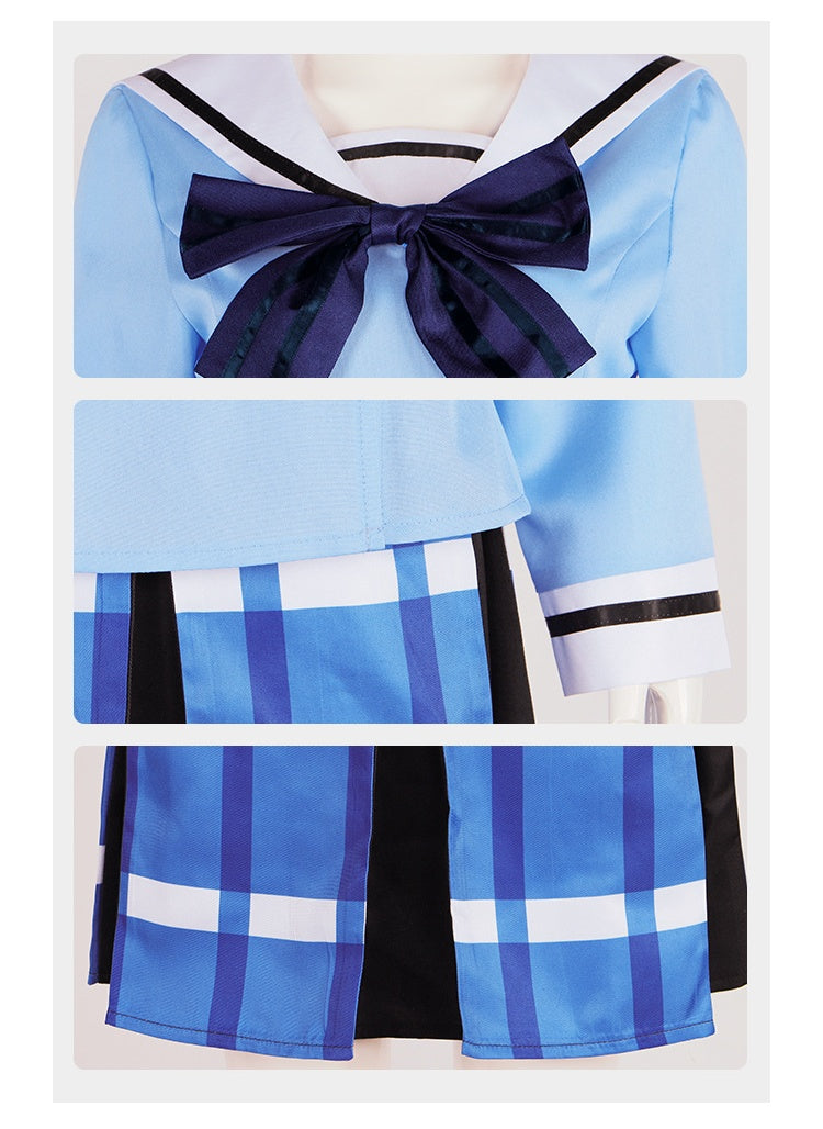 Happy Sugar Life Matsuzaka Satou Cosplay Costume JK School Uniform Halloween Role Play - Halloweez