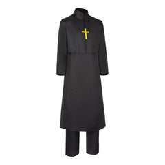 White Maiden and Black Priest Laurence Cosplay Costume - Bloodborne Anime Role-Playing Outfit for Halloween - Halloweez
