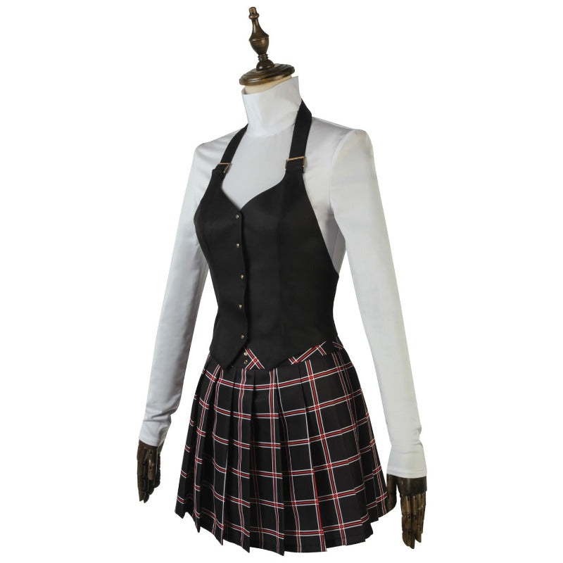 Halloweez Makoto Niijima Queen Winter School Uniform Cosplay Costume - Anime Cosplay Series