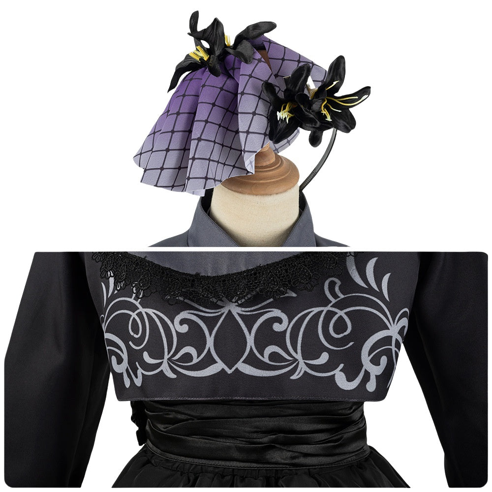 World Project PJSK Mafuyu Asahina Cosplay Costume Anime Dress Set for Women - Halloweez