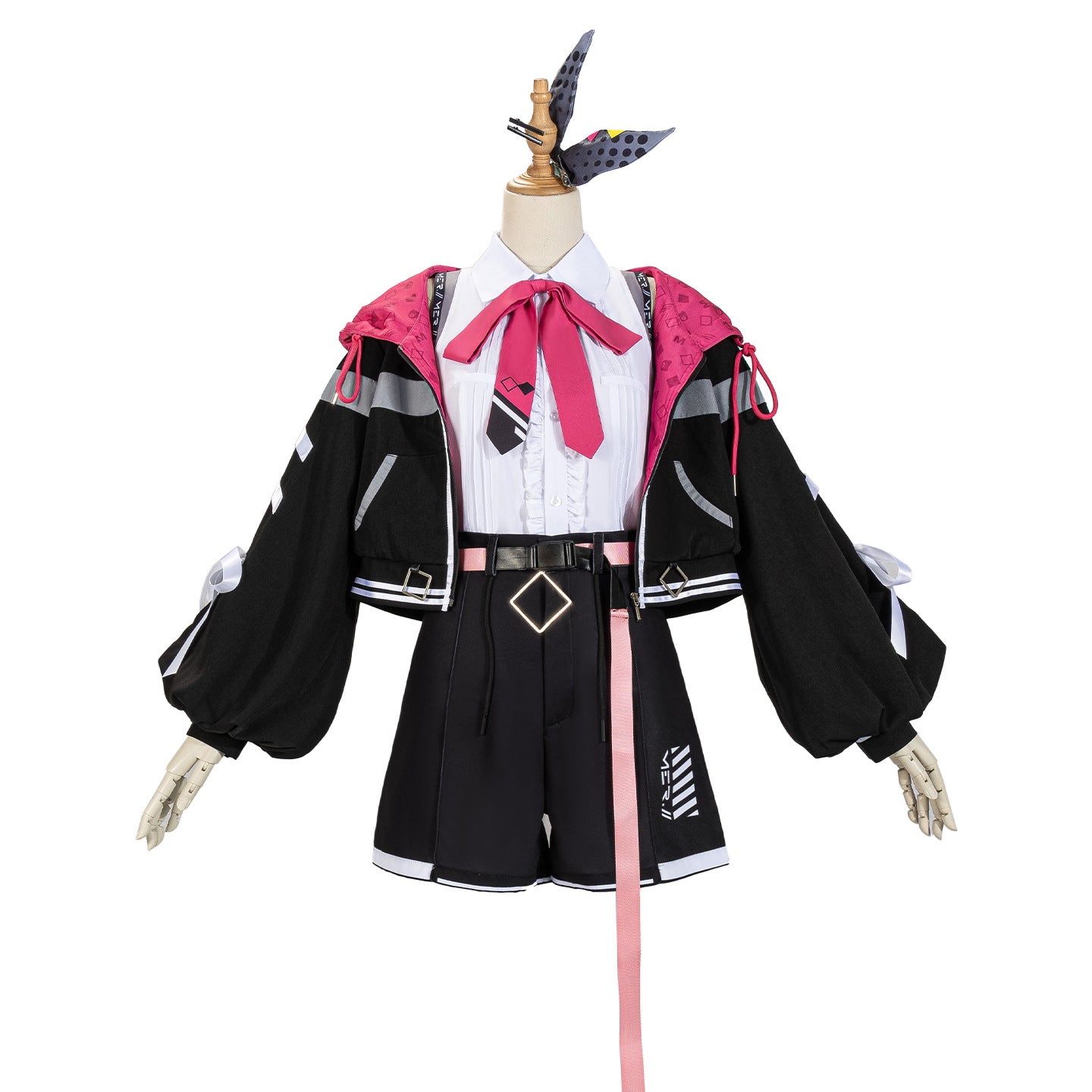 VTuber Rainbow Society Kurumochi Mero 2D Cosplay Anime Game Costume - Halloweez