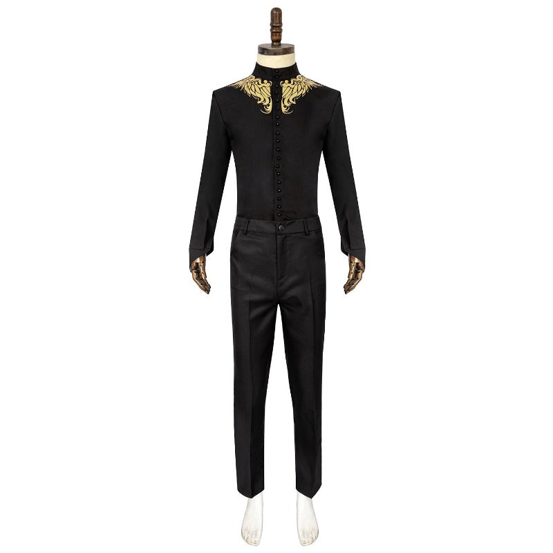 Disfraz de cosplay de Halloween: vestido de ceremonia Twisted Wonderland, conjunto completo, talla XL para adultos