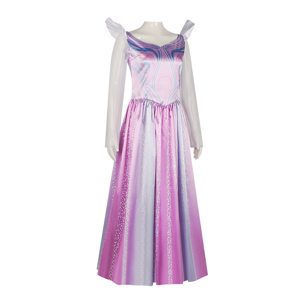Wicked Witch of the West Glinda the Good Witch Cosplay Dress Halloween Stage Costume - Halloweez