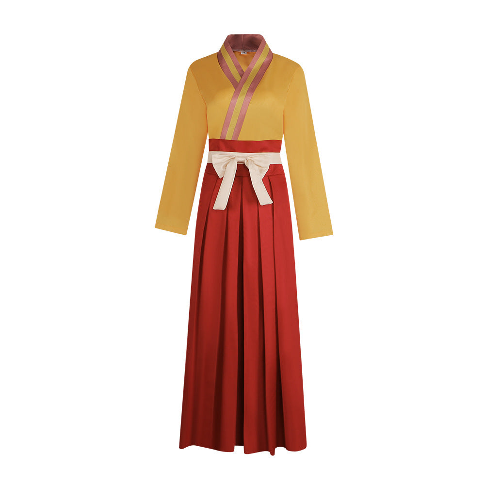 Japanese Anime Ninja Cosplay Costume Hyuga Hanabi Kimono 2D Anime Role-Playing Outfit