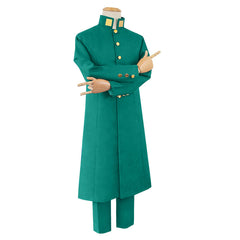 Anime JoJo's Bizarre Adventure Kakyoin Noriaki Full Battle Costume Cosplay Set - Halloweez