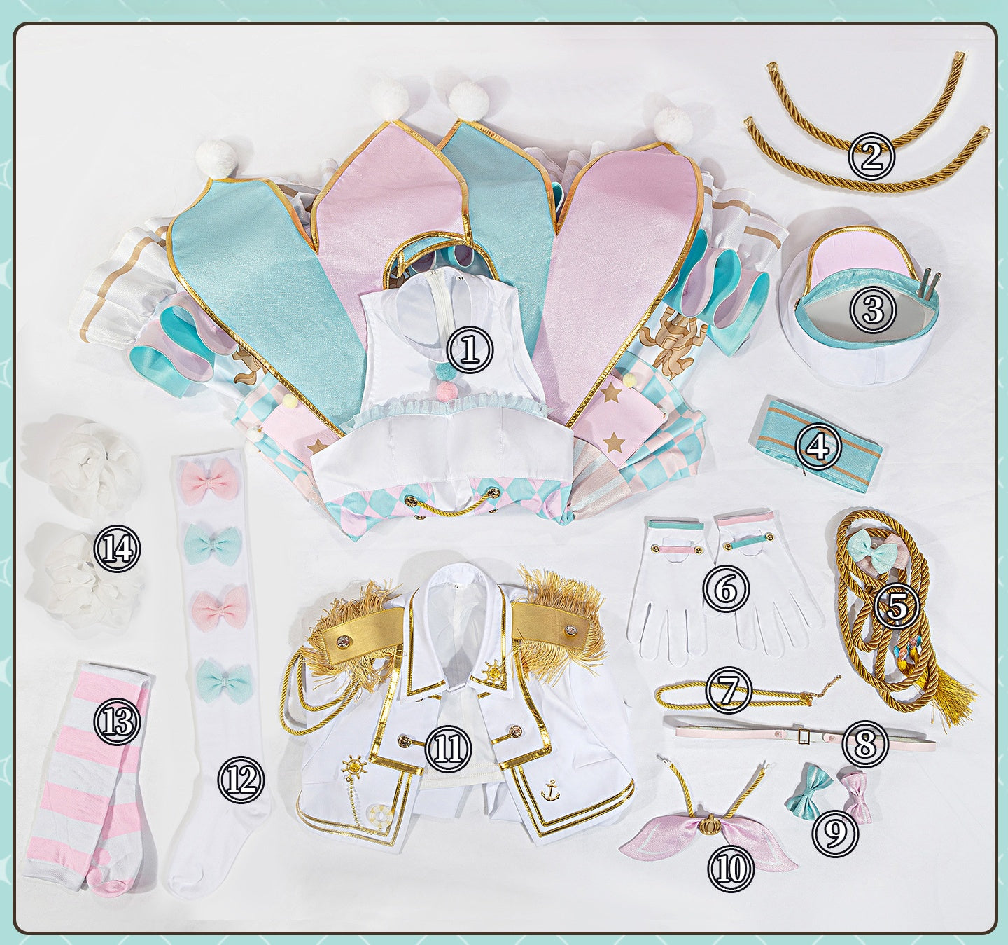 Bangdream Kokoro Tsurumaki Cosplay Costume Anime Game Dress Outfit - Halloweez