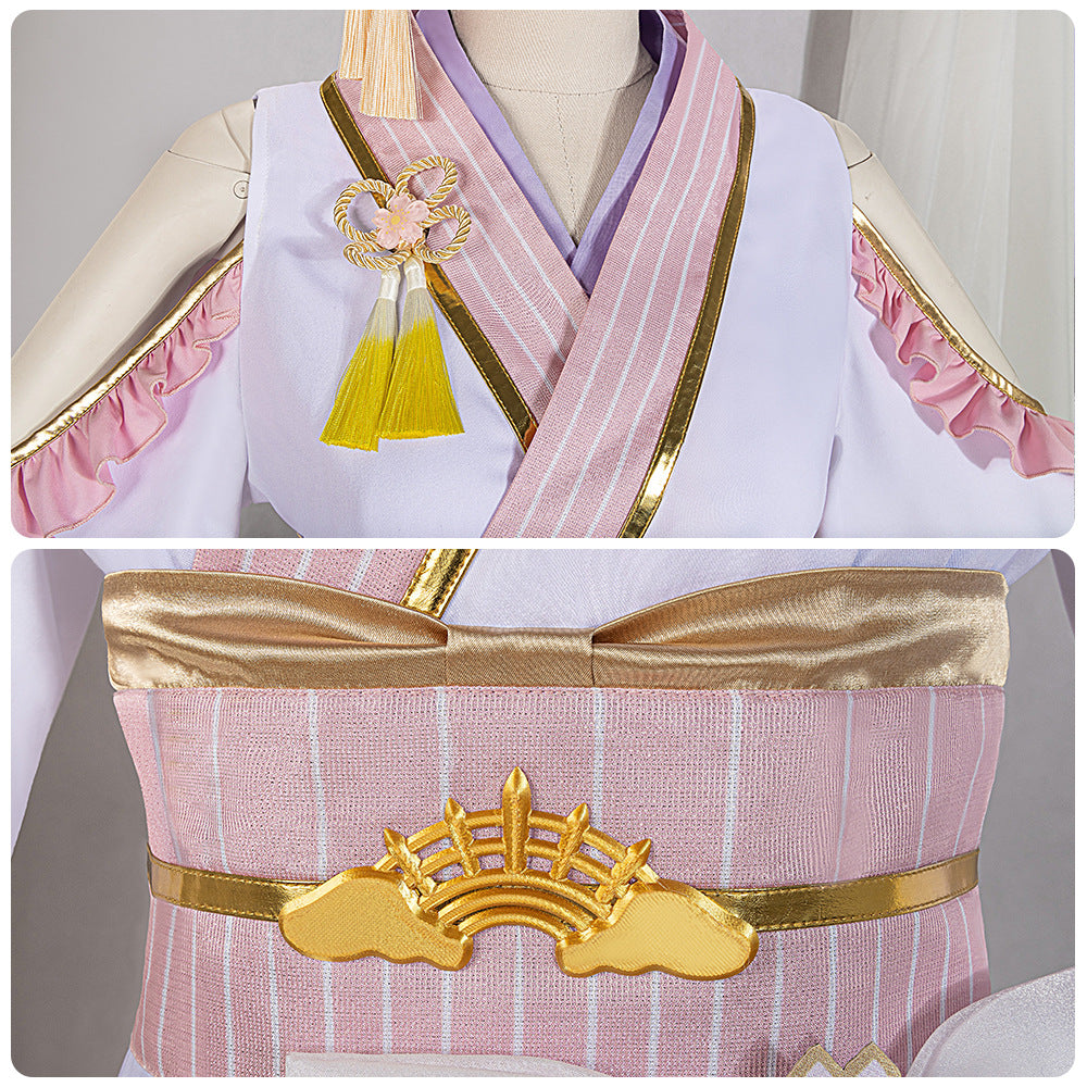 Uma Musume Grandpa Maruzensky 2D Cosplay Anime Game Women Kimono Set - Maruzensky - Halloweez
