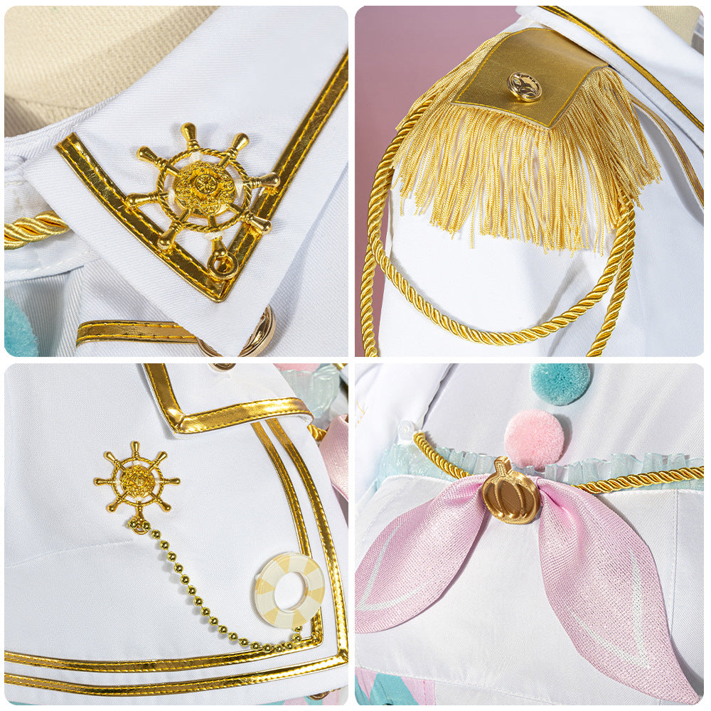 Bangdream Kokoro Tsurumaki Cosplay Costume Anime Game Dress Outfit - Halloweez