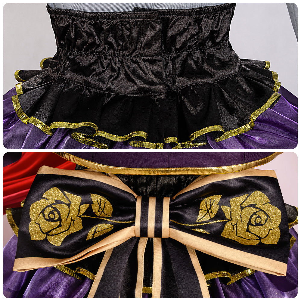 Bangdream Utagawa Ako Cosplay Costume Anime Game Dress Set for Women - Halloweez