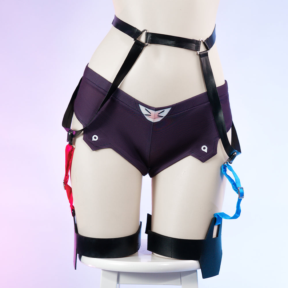 Disfraz de cosplay de Halloweez Impact 3rd Delta: atuendo único inspirado en el juego para Halloween y carnaval