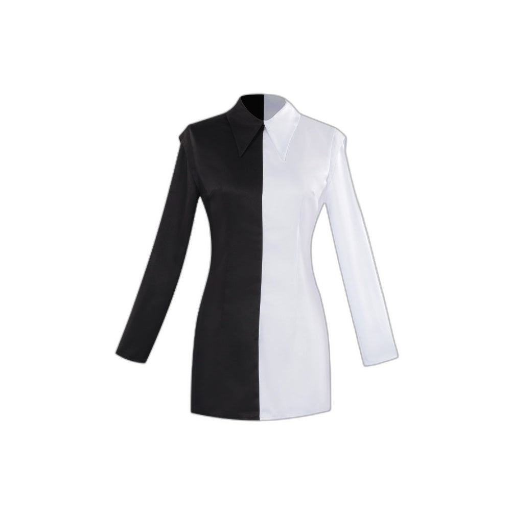 Beetlejuice Cosplay Costume Michael Keaton Black and White Stripe Halloween Outfit - Halloweez