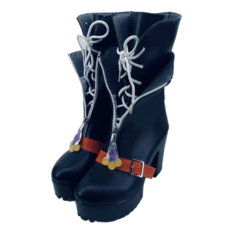 Ensemble Stars Kohaku Sakuuma Spider Halloween Cosplay Shoes for Anime Expo Performance - Halloweez