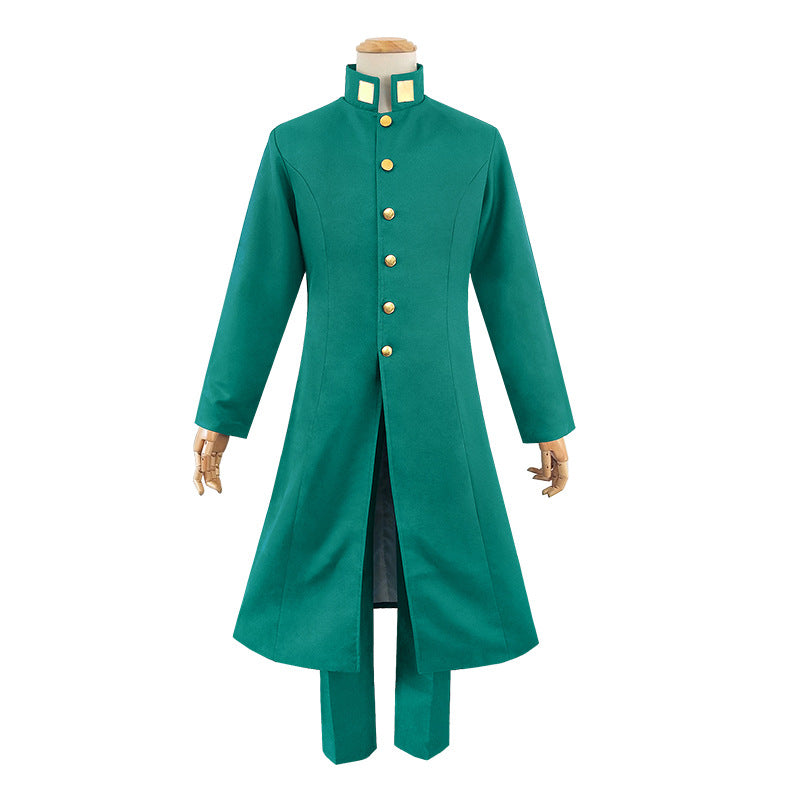 Anime JoJo's Bizarre Adventure Kakyoin Noriaki Full Battle Costume Cosplay Set - Halloweez