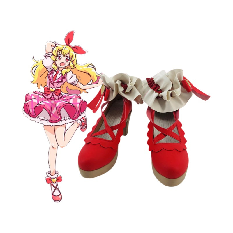 Aikatsu! Ichigo Hoshimiya Cosplay Shoes for Anime Conventions - Halloweez