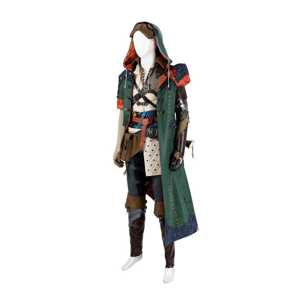 Monster Hunter Wilds Official Hope Set Male Cosplay Costume, High Quality Video Game Outfit - Halloweez