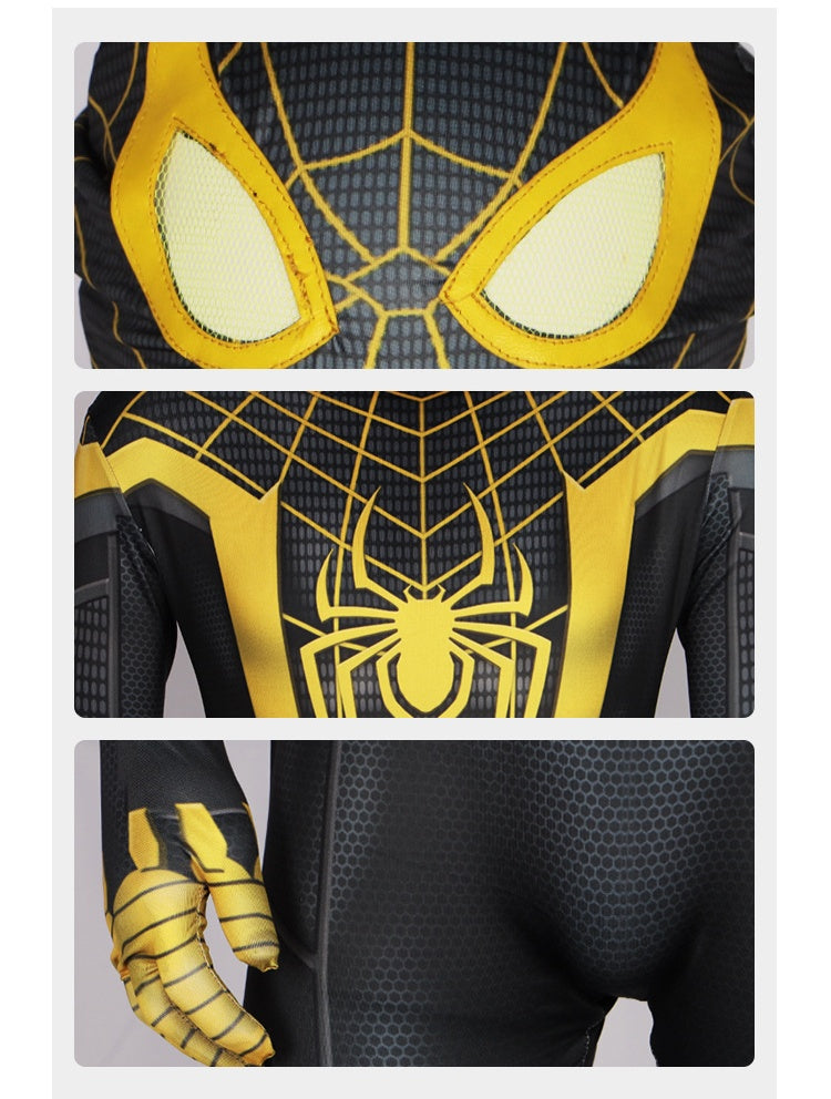 Marvel Spider-Man Miles Morales Spider-Man Cosplay Costume for Halloween and Stage Performance - Halloweez
