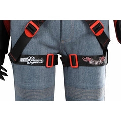 Halloweez Palmer Punk Cosplay Costume - Complete Set with Shirt, Pants, Coat, Belts, Boots