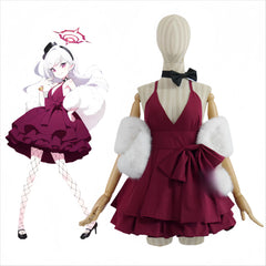 Blue Archive Mutsuki Formal Dress Cosplay Costume Elegant Game Party Outfit Full Set - Halloweez
