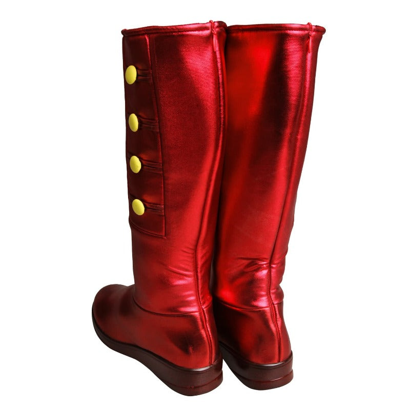Halloweez Captain Marvel Cosplay Costume - Avengers Themed Jumpsuit for Halloween
