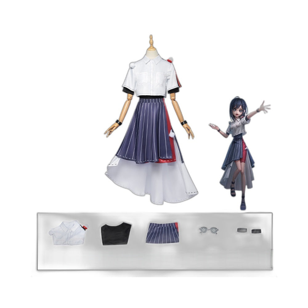 Time Agent Lu Guang Cheng Xiaoshi Qiao Ling Cosplay Costume - Anime 2D Cos Outfit - Halloweez