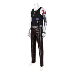 Halloweez Johnny Silverhand Cosplay Vest - Sleeveless Halloween Party Costume