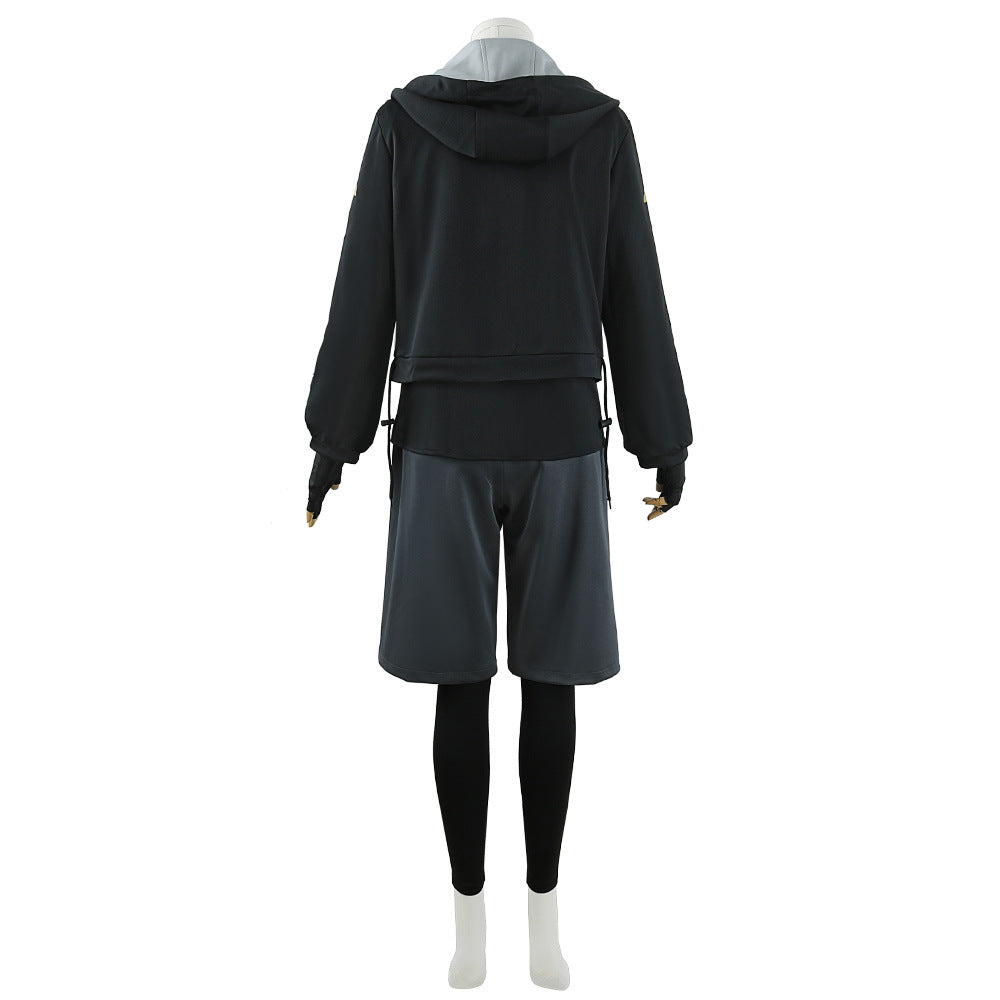 Rainbow VTuber Saeghina New Outfit 2D Anime Game Cosplay Costume Set - Halloweez