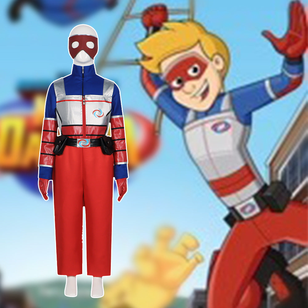 Kid Danger Adventure Cosplay Costume - The Adventures of Kid Danger TV Show Outfit - Halloweez