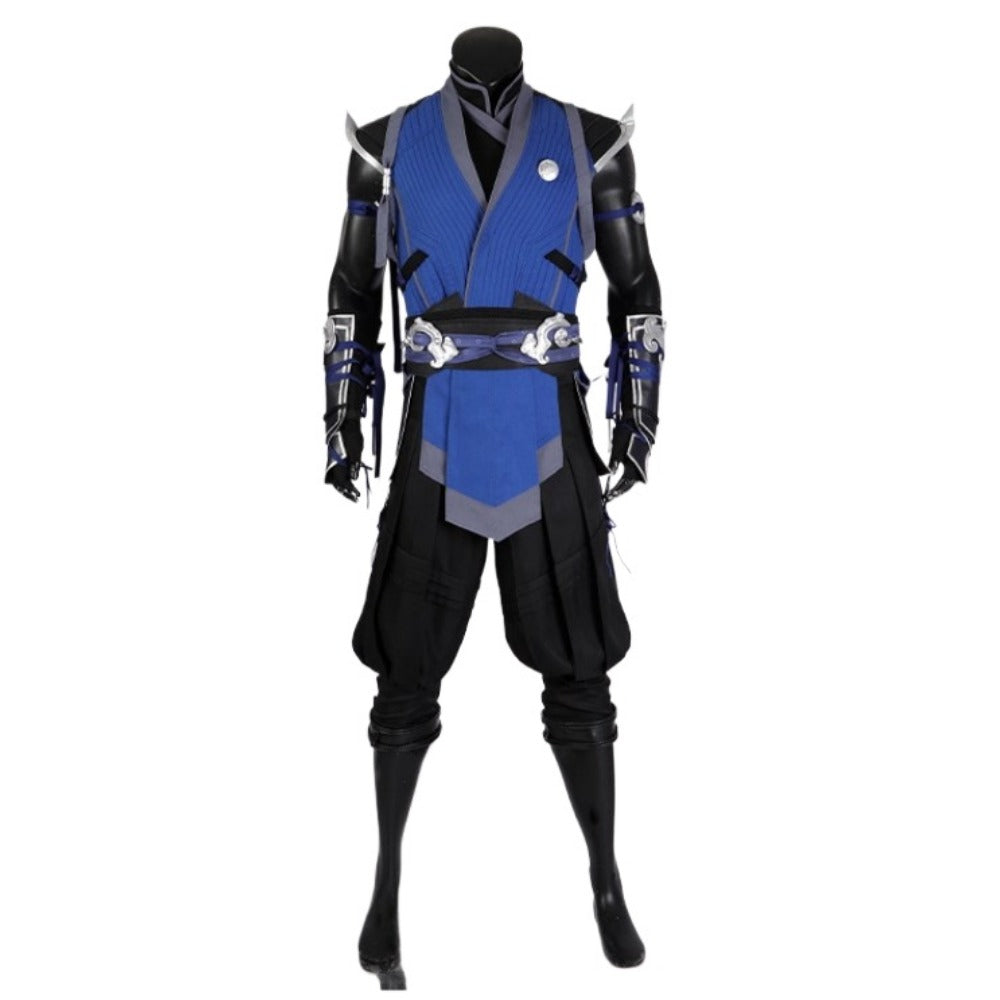 Halloweez Sub-Zero Cosplay Costume Set for Men - Premium Halloween & Carnival Outfit