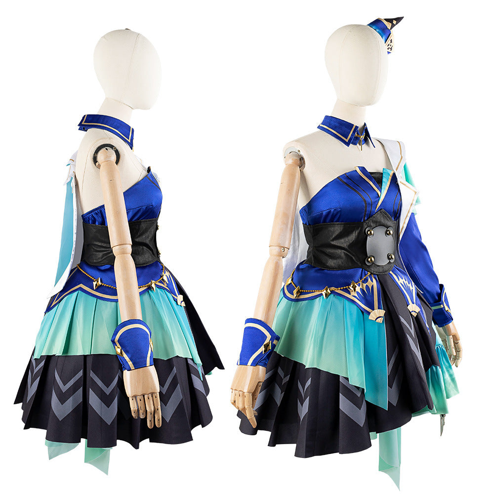 Pretty Derby Verxina Anime Cosplay Cape Women's Set - Uma Musume Cosplay Costume - Halloweez