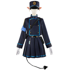 Blue Archive Railway Twins Light Anime Cosplay Court Pleated Skirt Women's Suit - Halloweez