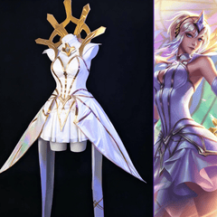 League of Legends Lux Elementalist Cosplay Costume Custom‑Made for Halloween Conventions