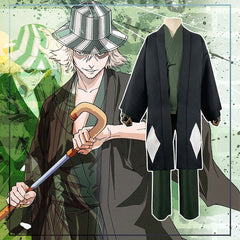 Bleach Urahara Kisuke Cosplay Costume for Halloween and Anime Events - Halloweez