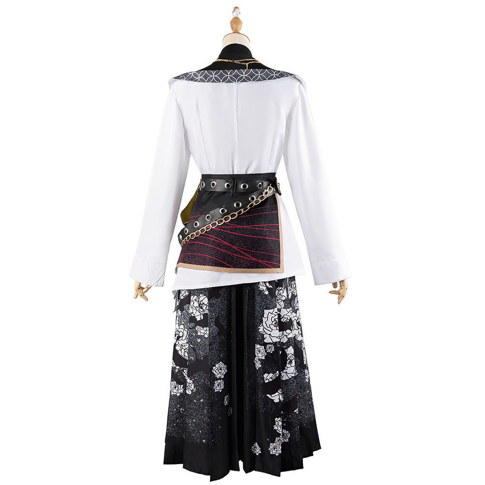 Project Sekai Hinomori Shiho Cosplay Costume Anime Pleated Skirt Pants Set for Women - Halloweez