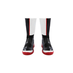 Traje de cosplay de Michael Holt Mister Terrific para Halloween: disfraz de Halloween de cuero blanco de primera calidad