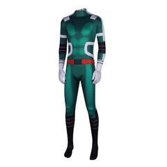 My Hero Academia Deku Battle Suit Tight Jumpsuit Cosplay Costume for Halloween Anime Role Play - Halloweez