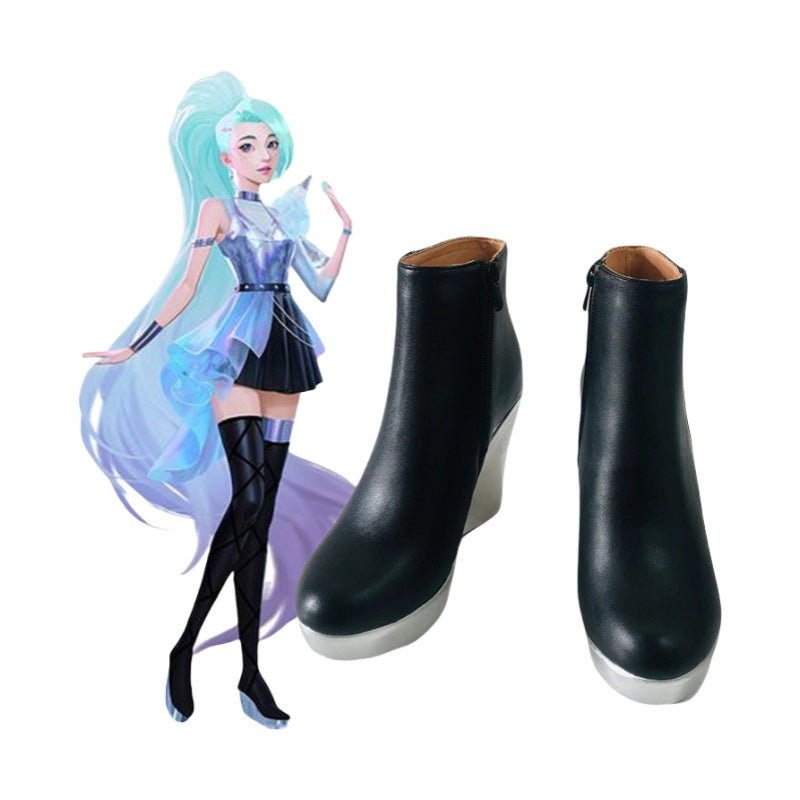 League of Legends K/DA Seraphine Cosplay Shoes for Anime Conventions - Halloweez