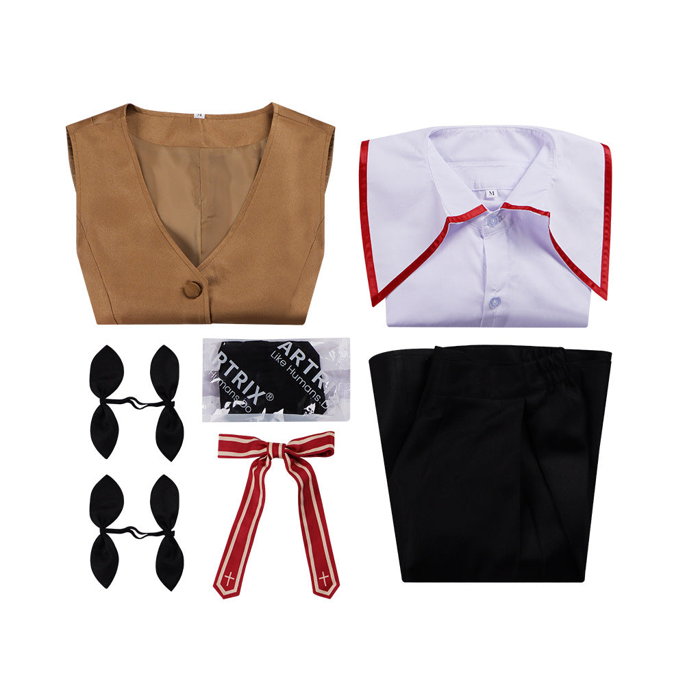 Fate/stay night Sakura Matou & Rin Tohsaka Cosplay Costume Anime School Uniform