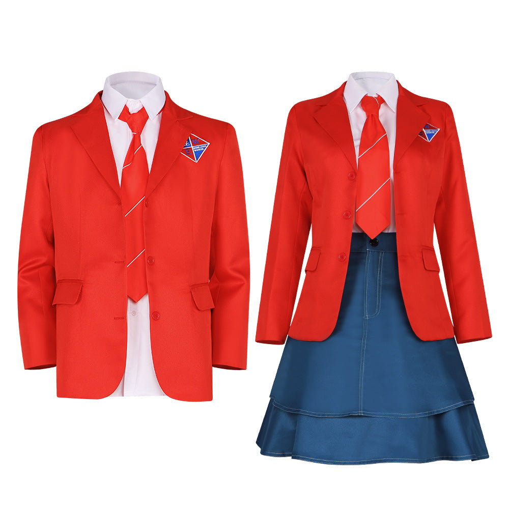 Rebelde TV Series School Uniform for Men and Women Students Cosplay Stage Performance Costume