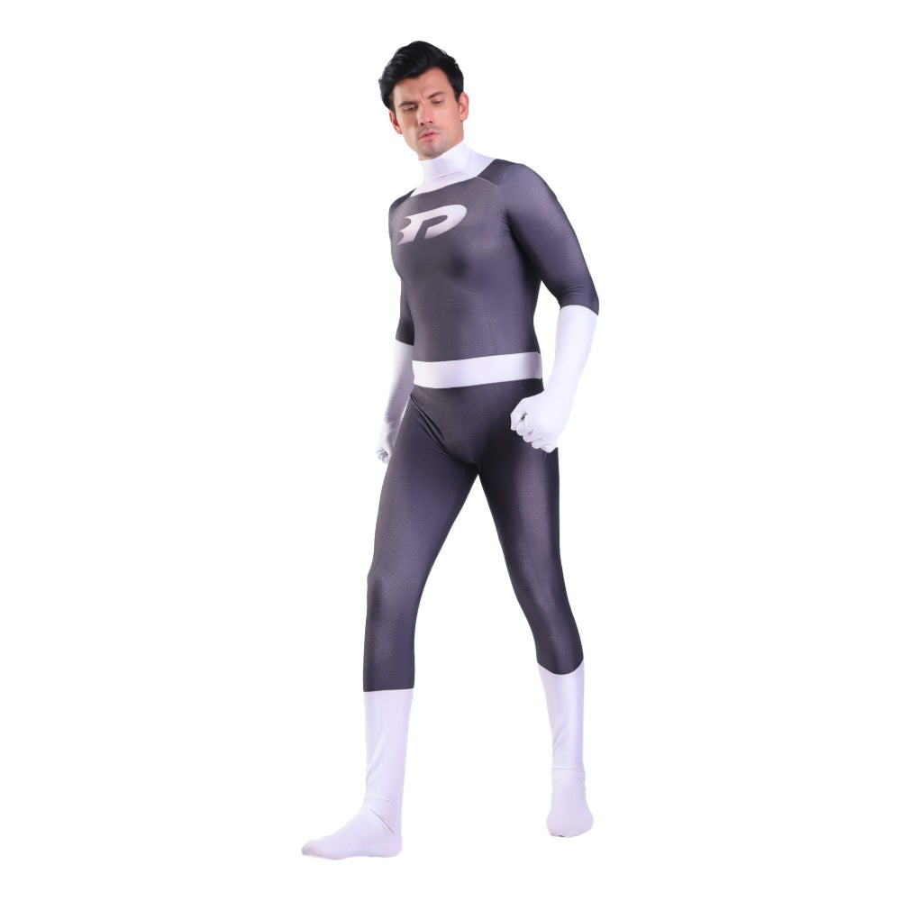 Danny Phantom 3D Printed Adult Children Anime Costume for Stage Performance - Halloweez