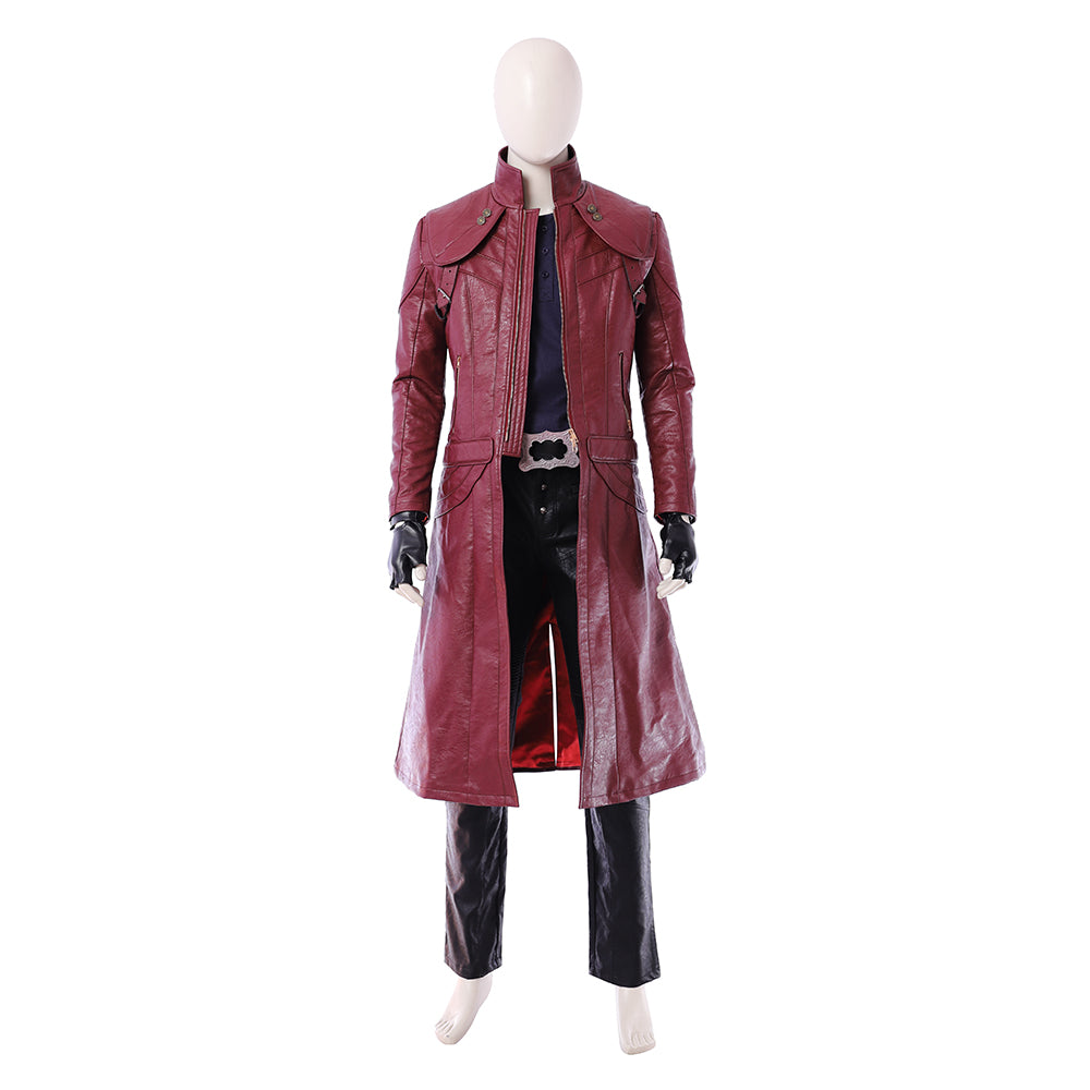 Devil May Cry 5 Dante Deluxe Cosplay Costume Full Set with Accessories - Halloweez