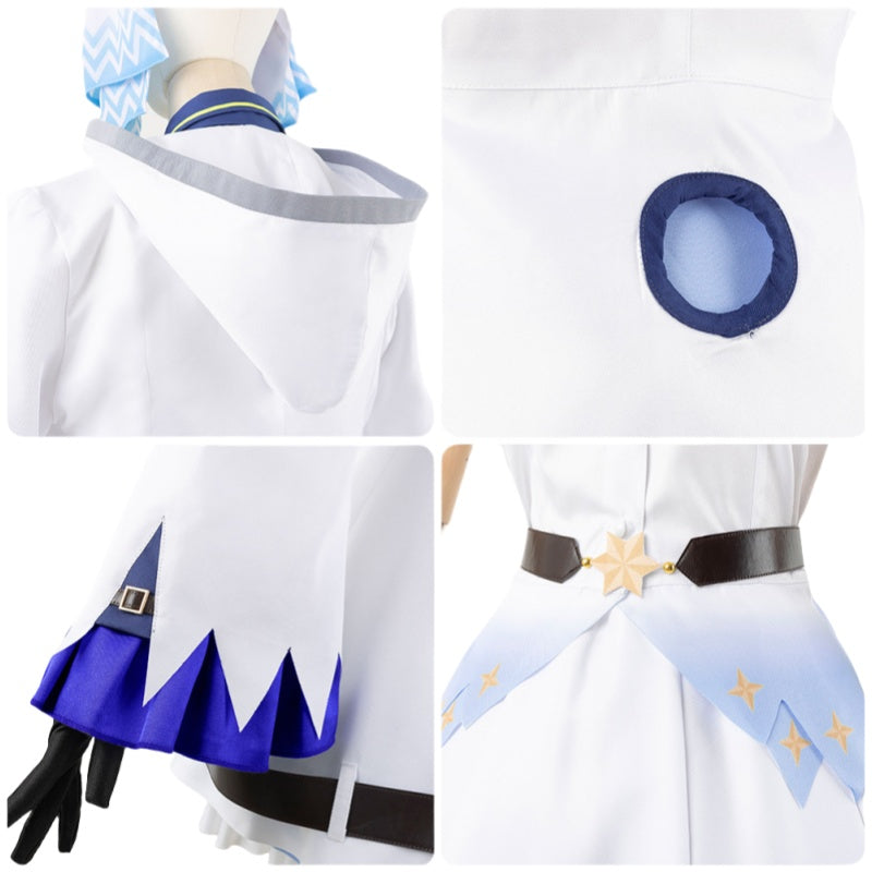 Uma Musume Mejiro Dober Cosplay Costume White Dress Set Anime Game Outfit - Halloweez