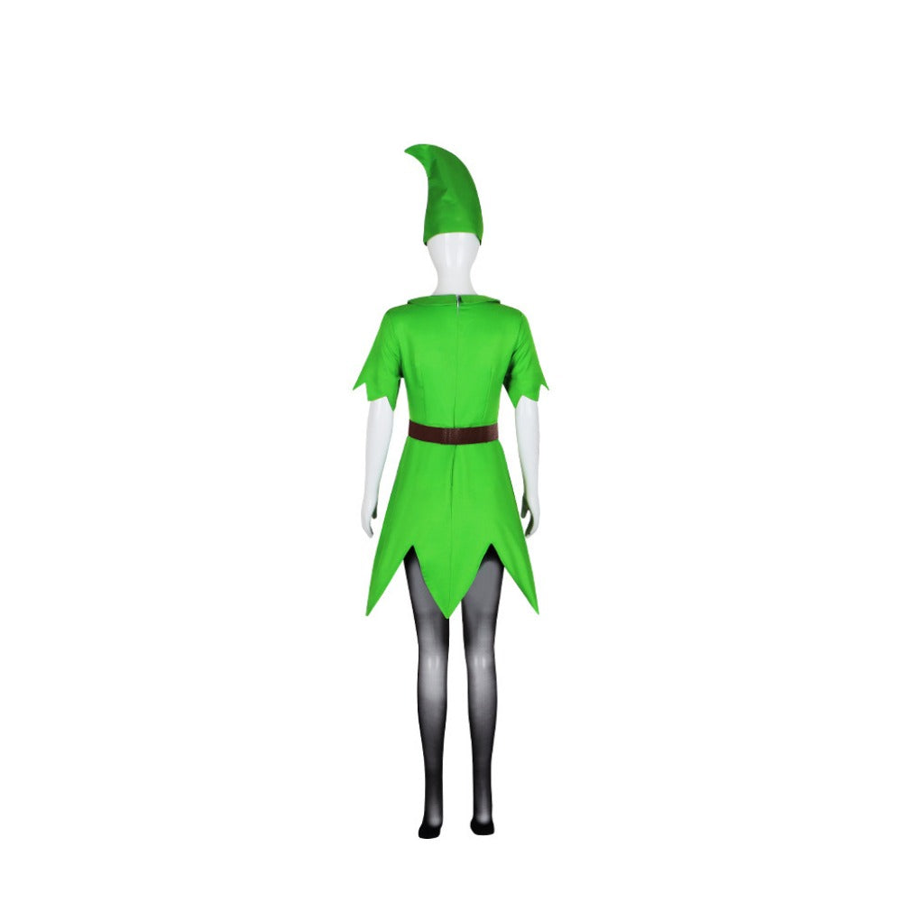 Magic House Mirabel Madrigal Cosplay Costume from Encanto - Parent-Child Children's Girl Dress Full Set with Backpack