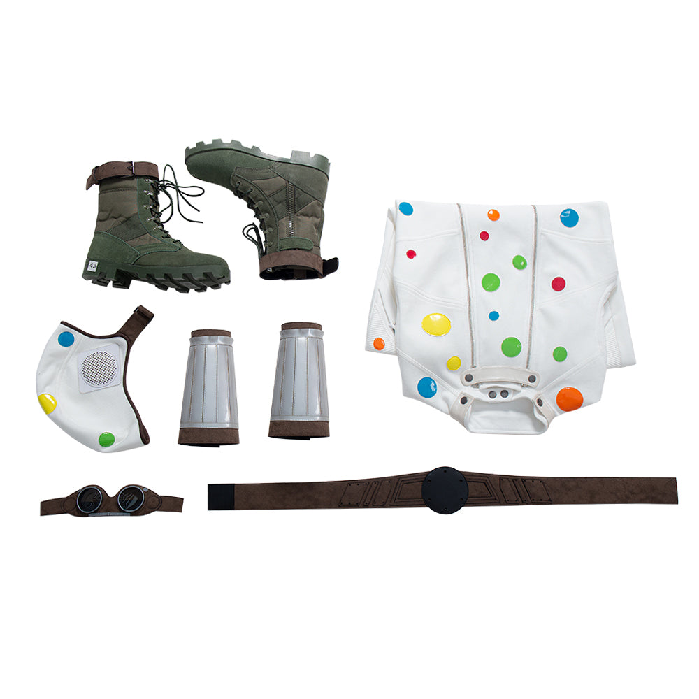 Halloweez Polka Dot Man Suicide Squad Cosplay Outfit