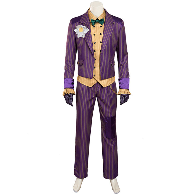 Manlu Yunxiao Arkham Asylum Joker Men's Cosplay Suit Halloween COSPLAY Costume Men - The Dark Knight Movie - Halloweez
