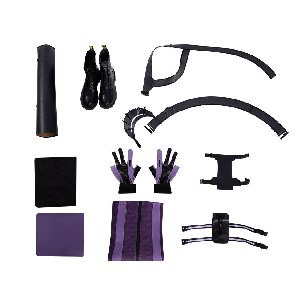 Costume de cosplay de Kate Bishop pour Halloween | Ensemble complet authentique inspiré de Marvel