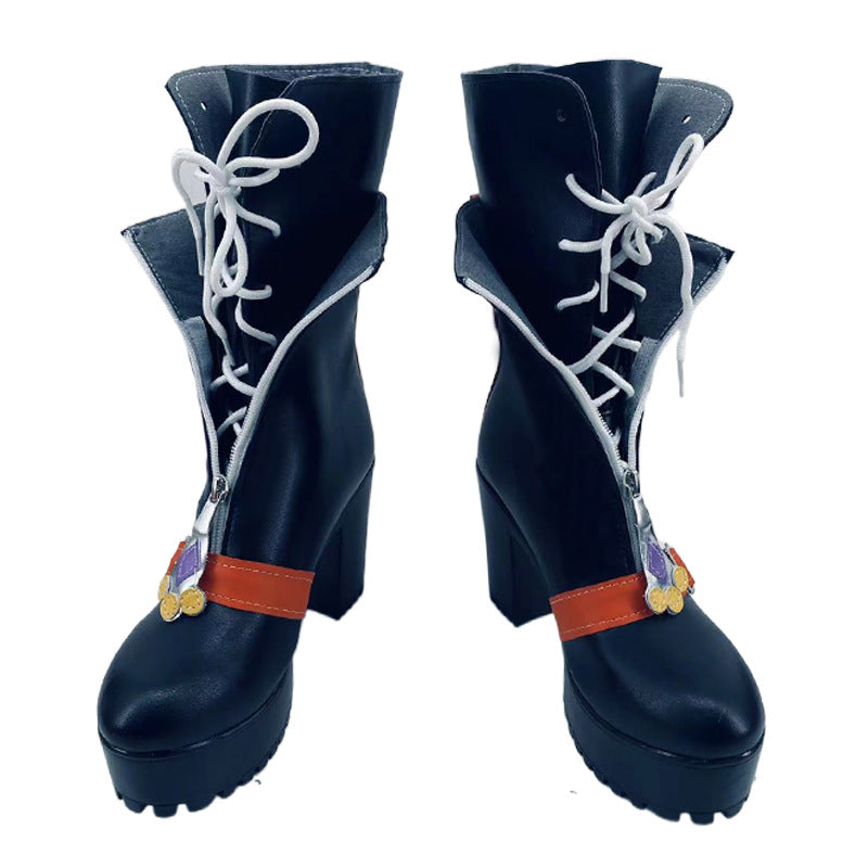 Ensemble Stars Kohaku Sakuuma Spider Halloween Cosplay Shoes for Anime Expo Performance - Halloweez
