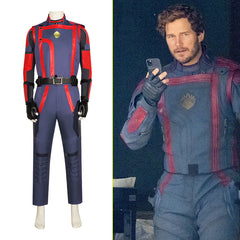 Guardians of the Galaxy 3 Star-Lord Cosplay Costume - Marvel Movie Accurate Outfit for Halloween & Stage Performance - Halloweez